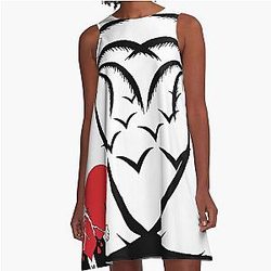 Vacation Bad Bunny A-Line Dress