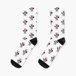 Bad Bunny Valentine's Day Tshirt Socks