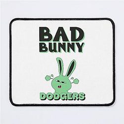 Bad Bunny Dodgers - Bunny Love - Angry Rabbit - Funny Mouse Pad