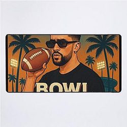 Bad Bunny Super Bowl Mat