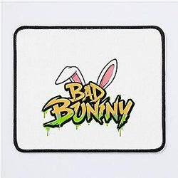 Bad Bunny Shirt PNG Corazon Bad Bunny Merch Hat Jersey Designs Mouse Pad