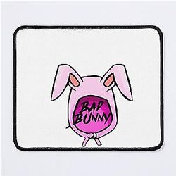 Bad Bunny Shirt and Bad Bunny Merch Corazon Bad Bunny Hat Jersey Designs Mouse Pad