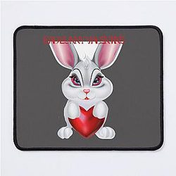 Bad Bunny Valentine Mouse Pad