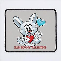 Bad Bunny Valentine Cool Valentine's Gift Mouse Pad