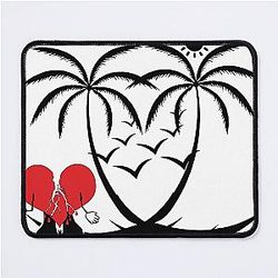 Vacation Bad Bunny Sad Mouse Pad