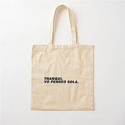 Bad Bunny Perreo Cotton Tote Bag