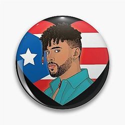 Art Bad Bunny Pin