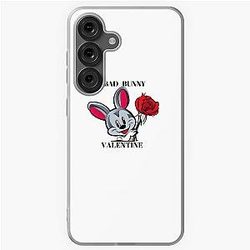 Bad Bunny's Valentine's Day T-shirt Samsung Galaxy Soft Case