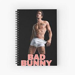 Bad Bunny Spiral Notebook