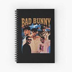 Bad Bunny Spiral Notebook