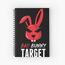 Bad Bunny Spiral Notebook