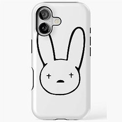 Bad Bunny Sticker Best Quality - Bad Bunny Logo Decal x100 iPhone Tough Case