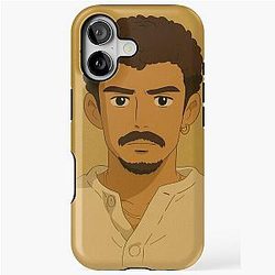Bad Bunny Studio Ghibli Style Artistic Illustration iPhone Case