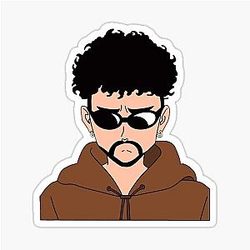 Bad Bunny Sticker