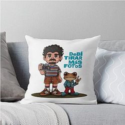 Bad Bunny Throw Pillow