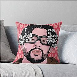 Bad Bunny Pop Urban Throw Pillow