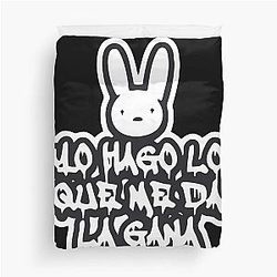 Bad Bunny Merch Duvet Cover