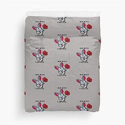 Bad Bunny Valentine's Day T-shirt Duvet Cover