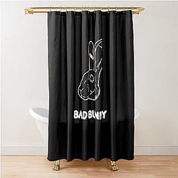 Bad Bunny Shower Curtain