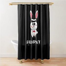 Bad Bunny Mafia Shower Curtain