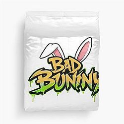 Bad Bunny Shirt and Designs Duvet Cover