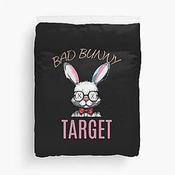 Bad Bunny Target Duvet Cover