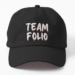 PINK ON WHITE BAD BLOOD DRIP Dad Hat