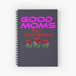 Anniversary Gift Bad Omens Gifts for Everyone Spiral Notebook