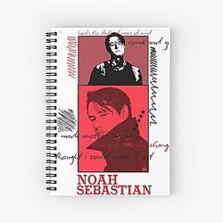 Noah Sebastian Bad Omens Metalcore concert Spiral Notebook