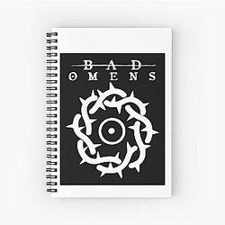 Bad Omens Logo Tour 2026 Spiral Notebook