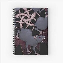 King of Omens Spiral Notebook