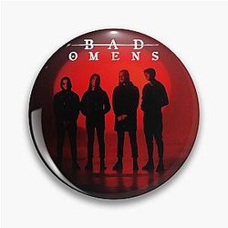 Red Bad Omens Tour 2026 Pin