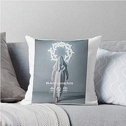 Bad Omens White Tour 2026 Throw Pillow