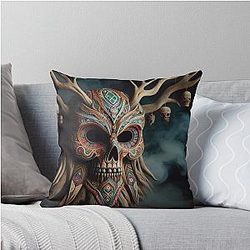 Grandfather of the Bad Omens Throw Pillow