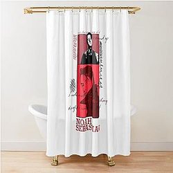 Noah Sebastian Bad Omens Metalcore Concert Shower Curtain