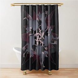 The King of Omens Shower Curtain