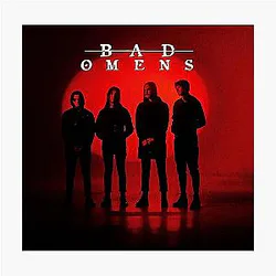 Red Bad Omens Tour 2026 Photographic Print
