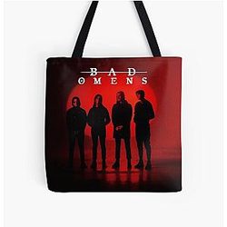 Red Bad Omens Tour 2026 All Over Print Tote Bag