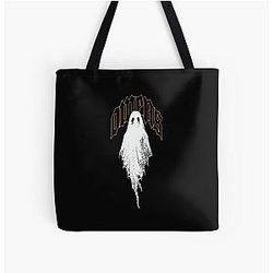 Bad Omens Ghost All Over Print Tote Bag