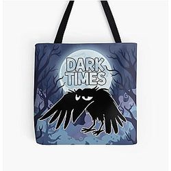 Raven Bad Omens All Over Print Tote Bag