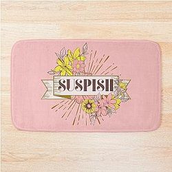 Suspish Vintage Flower Drawing Bailey Sarian Bath Mat