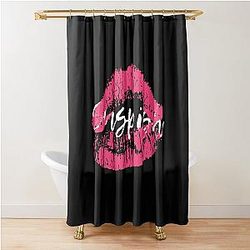 Bailey Sarian Suspicious Shower Curtain