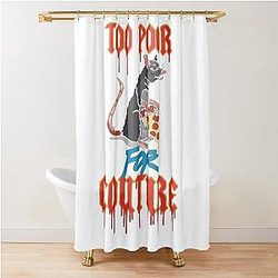 Too Poor for Couture - Bailey Sarian Suspicious Shower Curtain