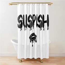 Bailey Sarian Suspish Shower Curtain
