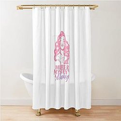Bailey Sarian Murder Mystery and Makeup Shower Curtain