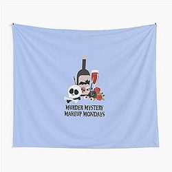 Bailey Sarian - Murder Makeup Mystery Mondays Tapestry
