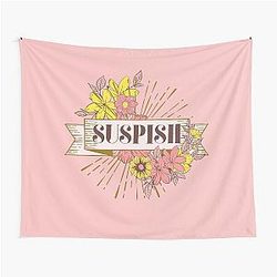 Suspish Vintage Flower Drawing - Bailey Sarian Tapestry