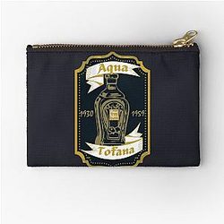 Aqua Tofana Vintage Version 2.0 Bailey Sarian Crime Story Zipper Pouch