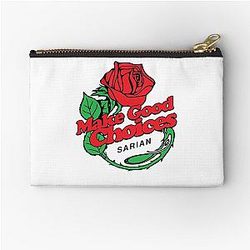 Bailey Sarian Merch Rose Tee Zipper Pouch