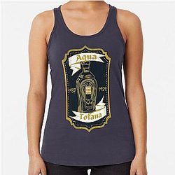 Aqua Tofana Vintage Version 2 Bailey Sarian True Crime Story Racerback Tank Top